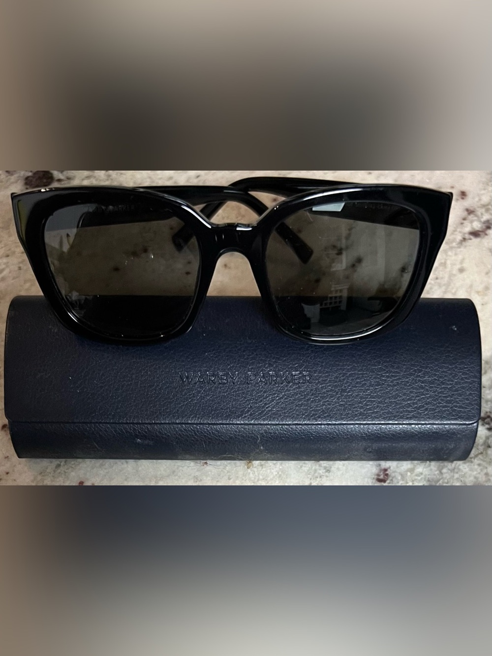 Warby Parker Aubrey N 1100 Black Sunglasses Frames only The lenses are RX
